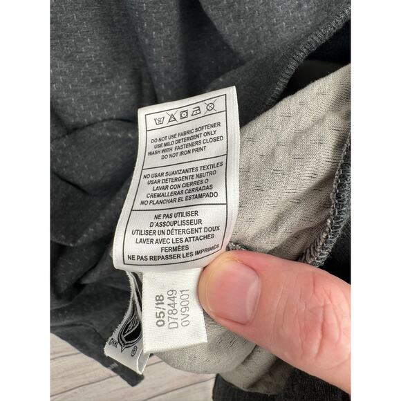 Adidas NHL LA Kings Hockey Hoodie Sweatshirt Mens XXL Gray White - Picture 10 of 12